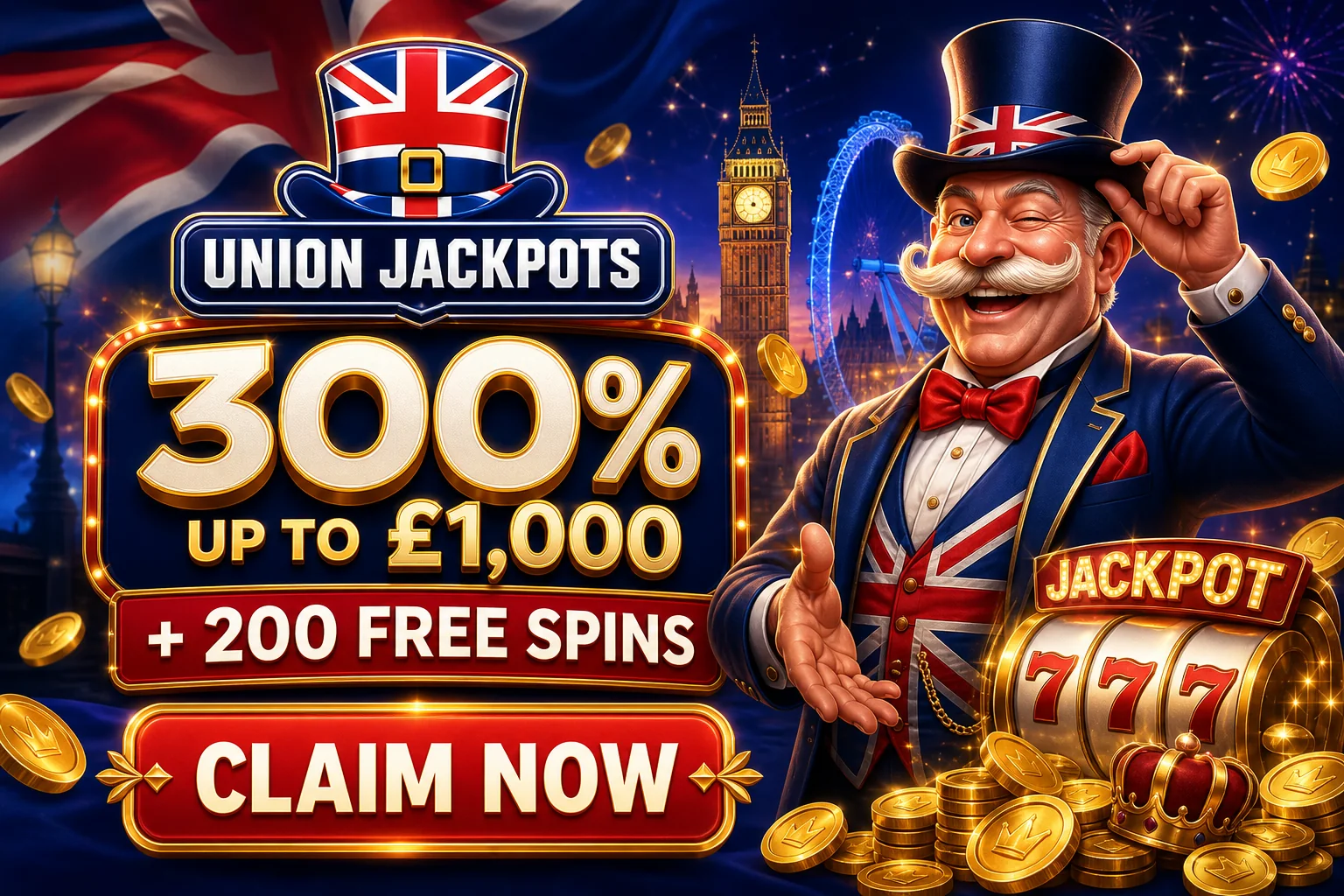 Union Jackpots casino promotion